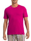 Hanro Living Short Sleeve Crewneck In Very Berry