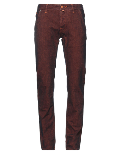 Jacob Cohёn Pants In Rust