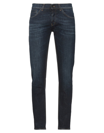 Dondup Low-rise Tapered Jeans In Blue