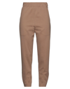 Merci .., Woman Pants Camel Size L Viscose, Nylon, Elastane In Beige