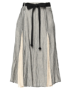 High Midi Skirts In Grey