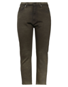 Ndegree21 Cropped Pants In Green