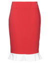 Frankie Morello Midi Skirts In Red