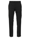 Tombolini Man Pants Charcoal Size 38 Virgin Wool, Elastane In Grey
