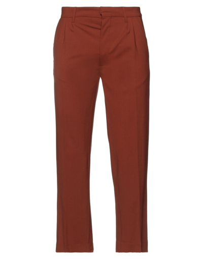 Botter Cool Wool Blend Pants In Brown