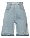 PHILOSOPHY DI LORENZO SERAFINI PHILOSOPHY DI LORENZO SERAFINI WOMAN DENIM SHORTS BLUE SIZE 6 COTTON