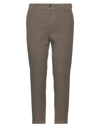 Beaucoup .., Man Pants Grey Size 36 Cotton, Elastane