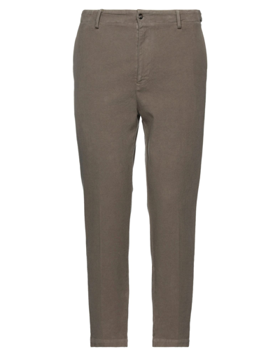 Beaucoup .., Man Pants Grey Size 36 Cotton, Elastane