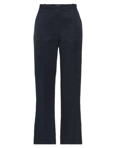 Nine:inthe:morning Nine In The Morning Woman Pants Midnight Blue Size 26 Viscose, Linen, Cotton In Blue