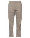 DONDUP DONDUP MAN PANTS DOVE GREY SIZE 38 COTTON, ELASTANE