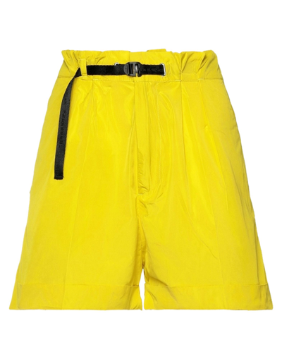 White Sand 88 White Sand Woman Shorts & Bermuda Shorts Yellow Size 4 Polyester