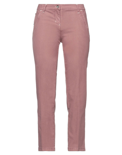 Jacob Cohёn Cropped Pants In Pink