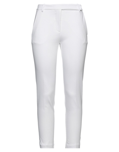 Pinko Cropped Pants In White