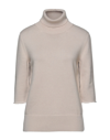 Mm6 Maison Margiela Turtlenecks In Beige