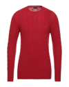Drumohr Sweaters In Brick Red