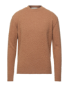 Roberto Collina Sweaters In Camel