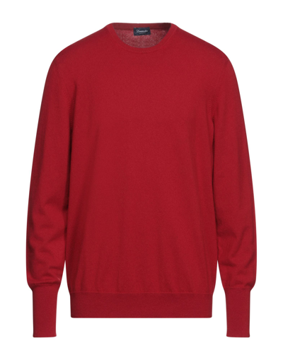 Drumohr Sweaters In Brick Red