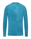 Kangra Cashmere Sweatshirts In Azure