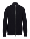 Drumohr Man Cardigan Midnight Blue Size 46 Merino Wool
