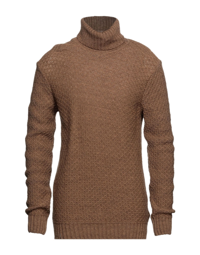 Herman & Sons Turtlenecks In Khaki