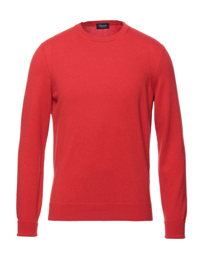 Drumohr Sweaters In Red