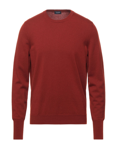 Drumohr Sweaters In Rust
