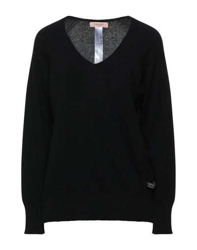 Twinset Sweaters In Black