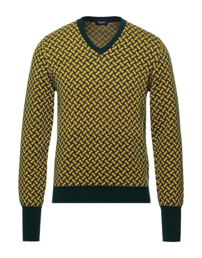 Drumohr Sweaters In Yellow