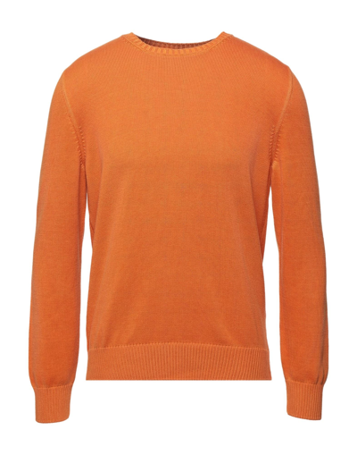 Gran Sasso Sweaters In Orange