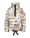 Holden Camouflage-print Quilted Shell Down Jacket In Beige