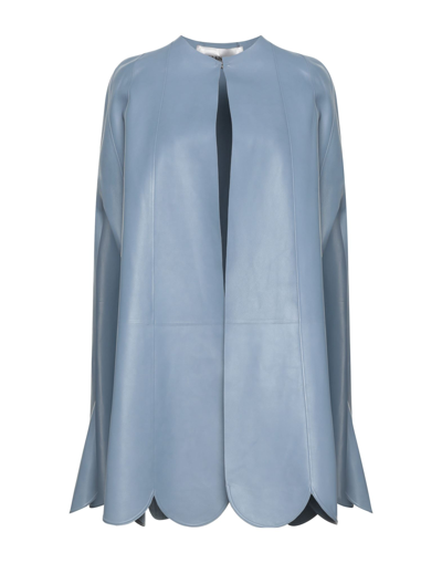 Valentino Capes & Ponchos In Pastel Blue