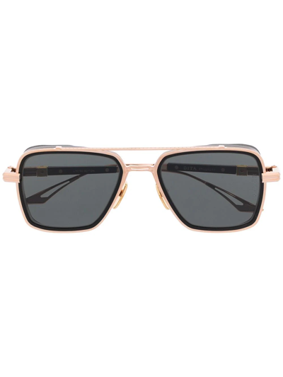 Dita Eyewear Oversized Square-frame Sunglasses In Gold