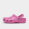Crocs Kids' Classic Glitter Clog In Taffy Pink
