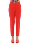 MOSCHINO MID-RISE TAILORED CROPPED PANTS MOSCHINO