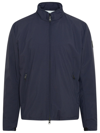 Woolrich Slim Fit Sailing Two Layer Jacket In Blu