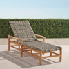 Frontgate Isola Chaise Lounge In Natural Finish