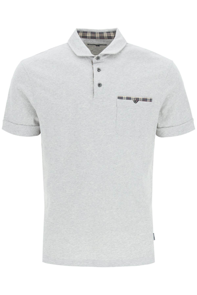 Barbour Corpatch Pocket Polo In Grey