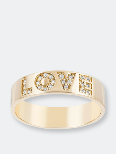 Ariana Rabbani Mini Love Cigar Band In Pink