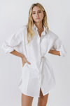 English Factory Classic Collared Dress Shirt In White