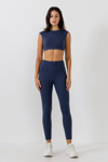 Grey Lab Leggings In Blue