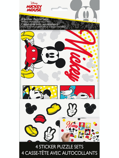 Unique Disney Mickey Mouse Party Activity Cards With Stickers Favors