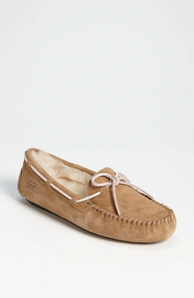 Ugg Dakota Wool-lined Tie-slipper In Brown