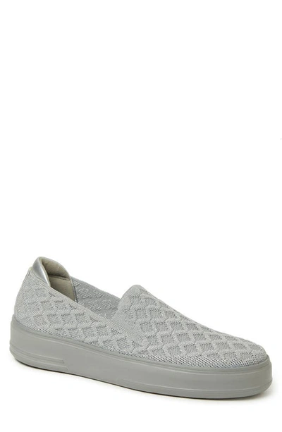 Original Comfort By Dearfoams Sophie Knit Slip-on Sneaker In Grey