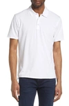Rag & Bone Principal Jersey Organic Cotton Polo In White
