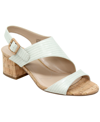 Charles By Charles David Cannon Sandal In Aloe Polyurethane