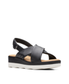 CLARKS WOMEN'S COLLECTION CLARA COVE WEDGE SANDAL WOMEN'S SHOES