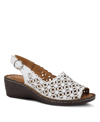 Spring Step Women's Belizana Wedge Sandals Women's Shoes In White
