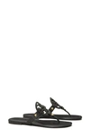 Tory Burch Miller Soft Sandal In Black Leather