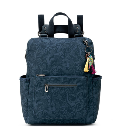 Sakroots Recycled Loyola Convertible Backpack In Blue