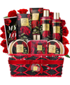 LOVERY EXOTIC ROSE SPA GIFT BASKET, SELF CARE GIFT, BATH AND BODY CARE GIFT SET, RELAXING STRESS RELIEF GIF